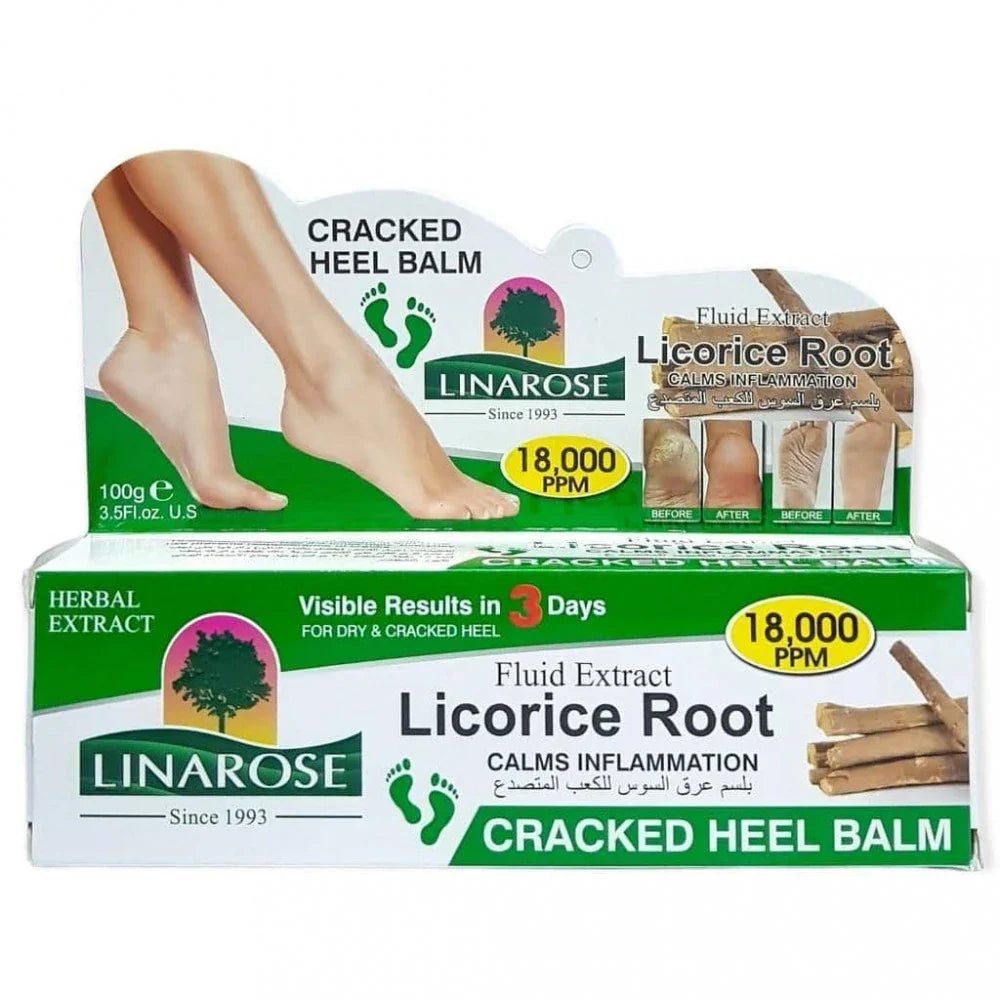 Lina Rose Licorice Balm for Cracked Heels 100g