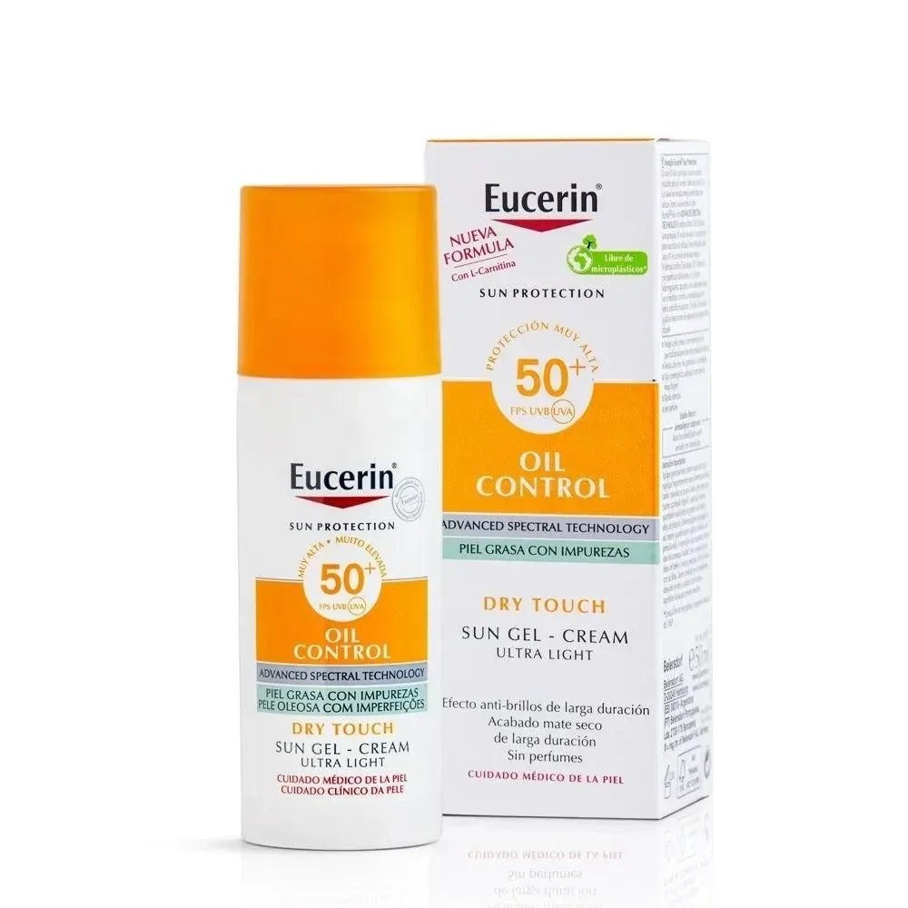 Eucerin Sun Gel-Cream Oil Control SPF 50+ 50ml for oily skin