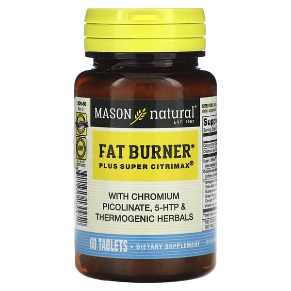Mason Natural Fat Burner Plus Super Citrimax 60 Tablets
