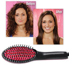 HELI Hair Straightener Brush H-010 – Heated Straightening Brush for Smooth Hair