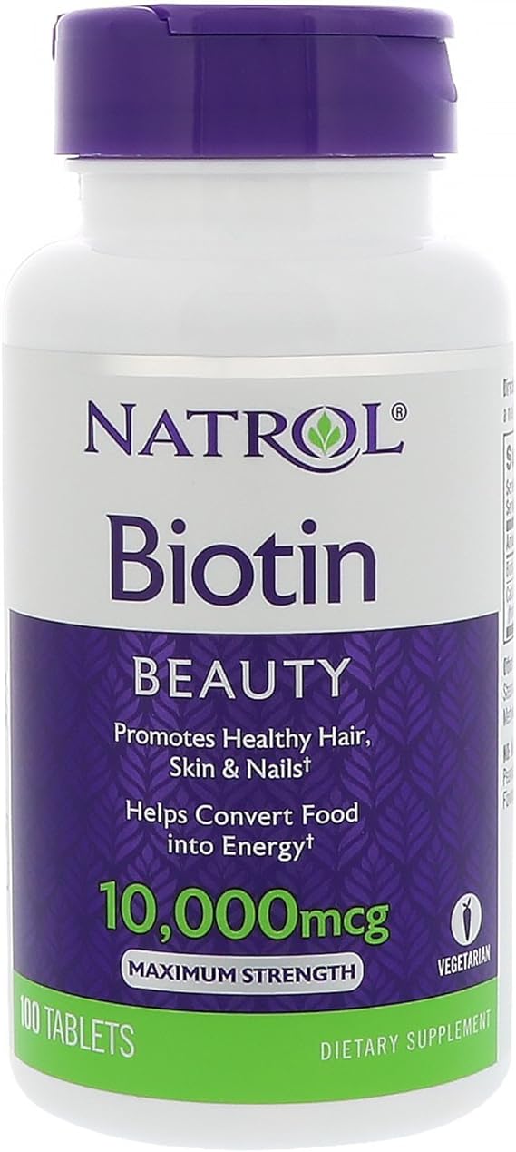 Natrol Biotin Maximum Strength 10000 mcg 100 Count
