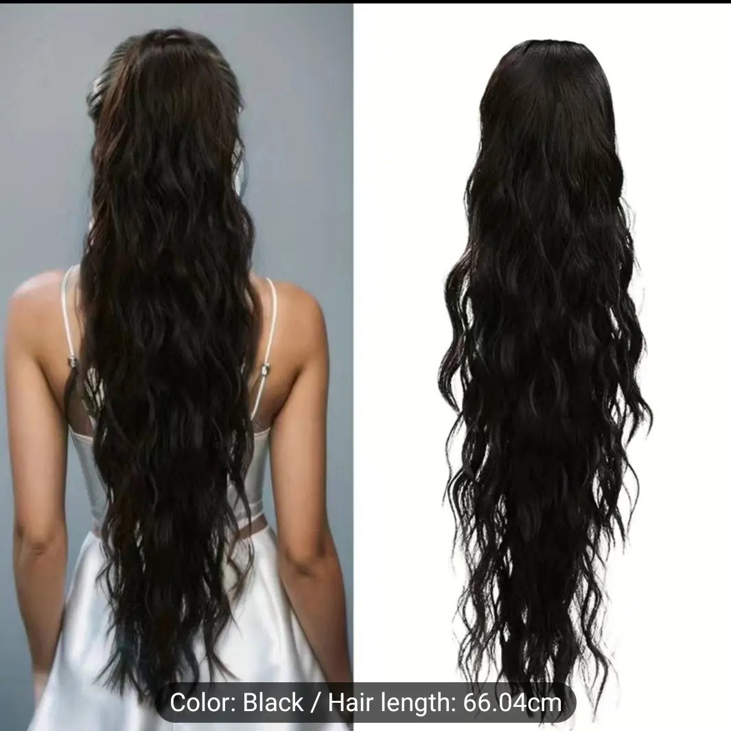 26-Inch Wrap-Around Curly Ponytail Hair Extension – image 7
