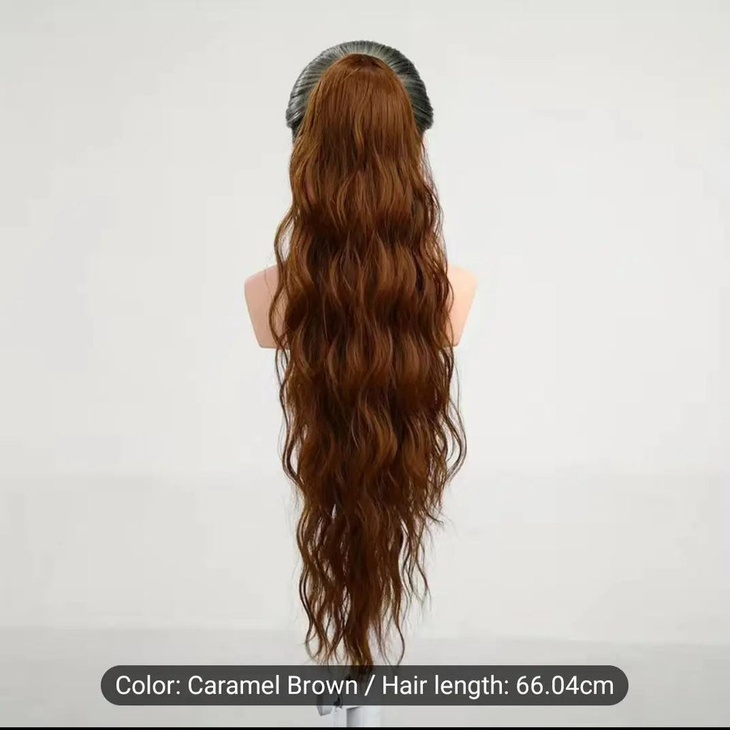 26-Inch Wrap-Around Curly Ponytail Hair Extension – image 8