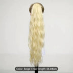 26-Inch Wrap-Around Curly Ponytail Hair Extension – image 3
