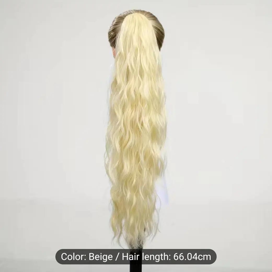 26-Inch Wrap-Around Curly Ponytail Hair Extension