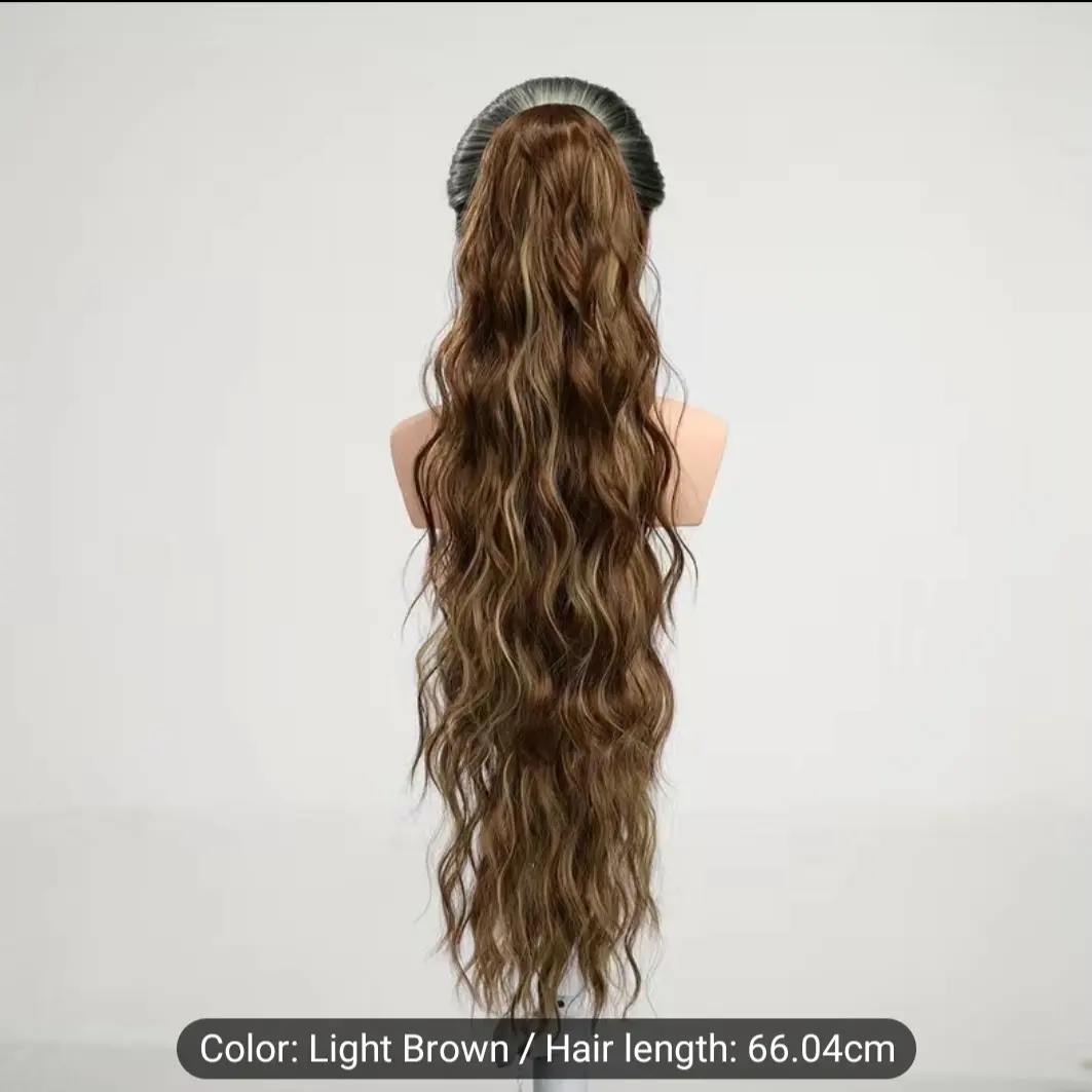 26-Inch Wrap-Around Curly Ponytail Hair Extension