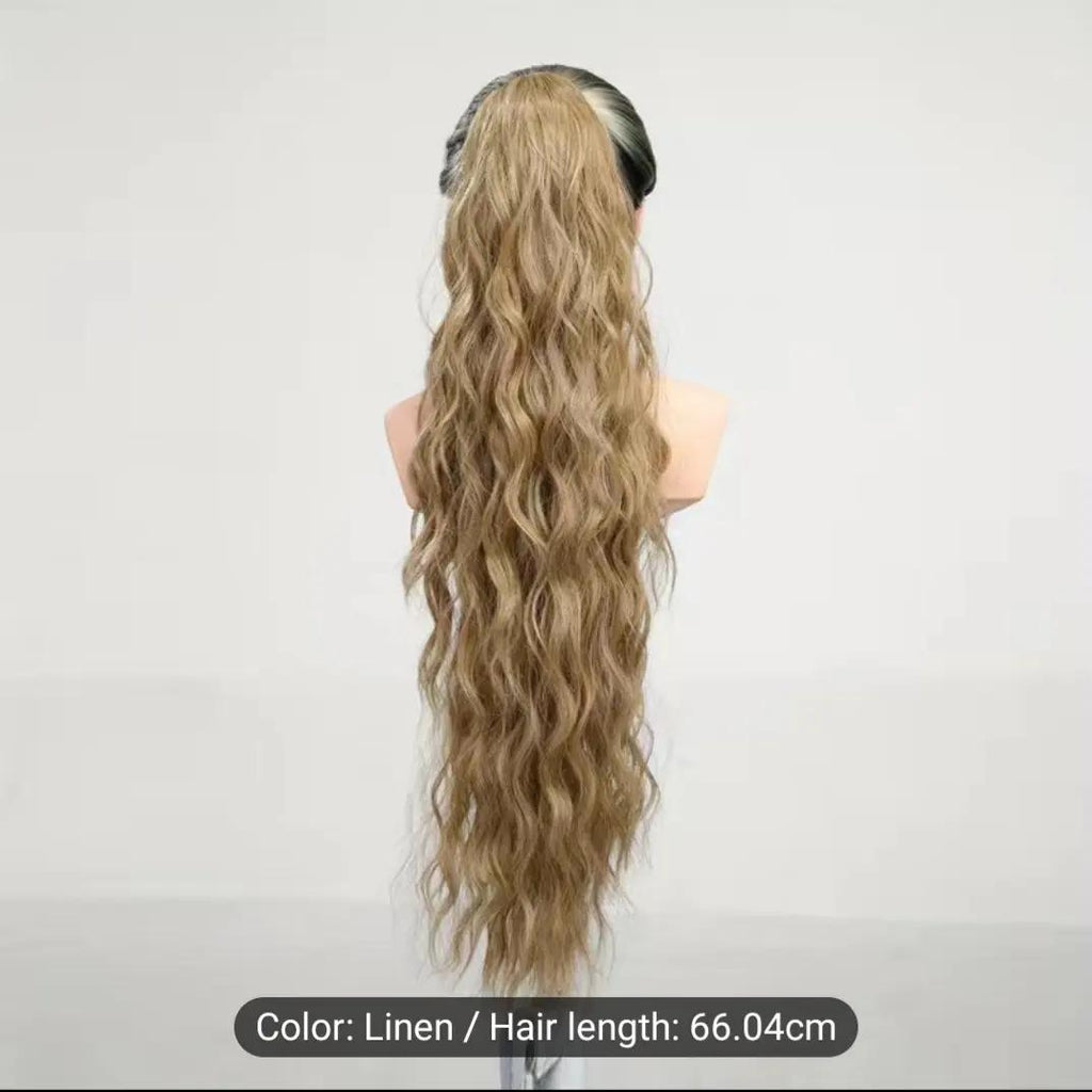 26-Inch Wrap-Around Curly Ponytail Hair Extension – image 6