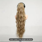 26-Inch Wrap-Around Curly Ponytail Hair Extension – image 6