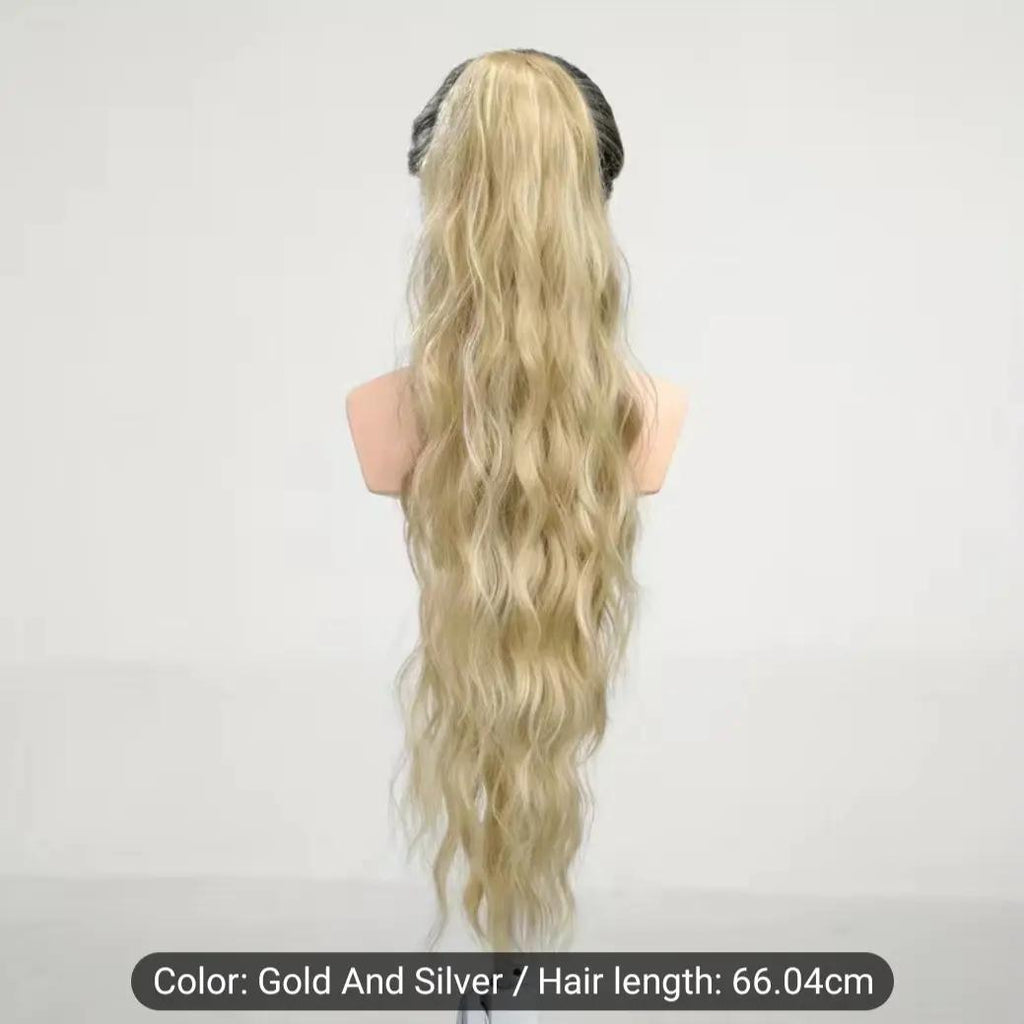 26-Inch Wrap-Around Curly Ponytail Hair Extension – image 9