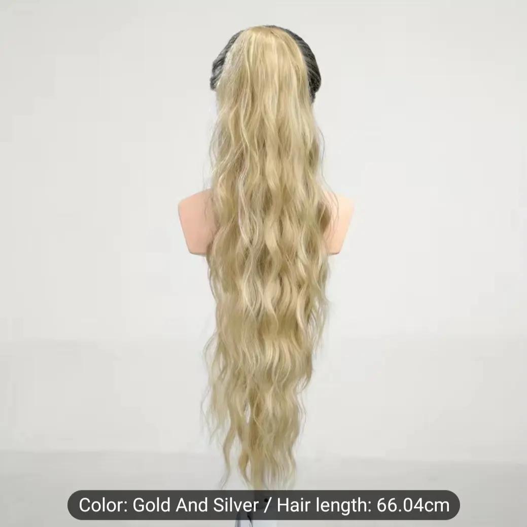 26-Inch Wrap-Around Curly Ponytail Hair Extension – image 9