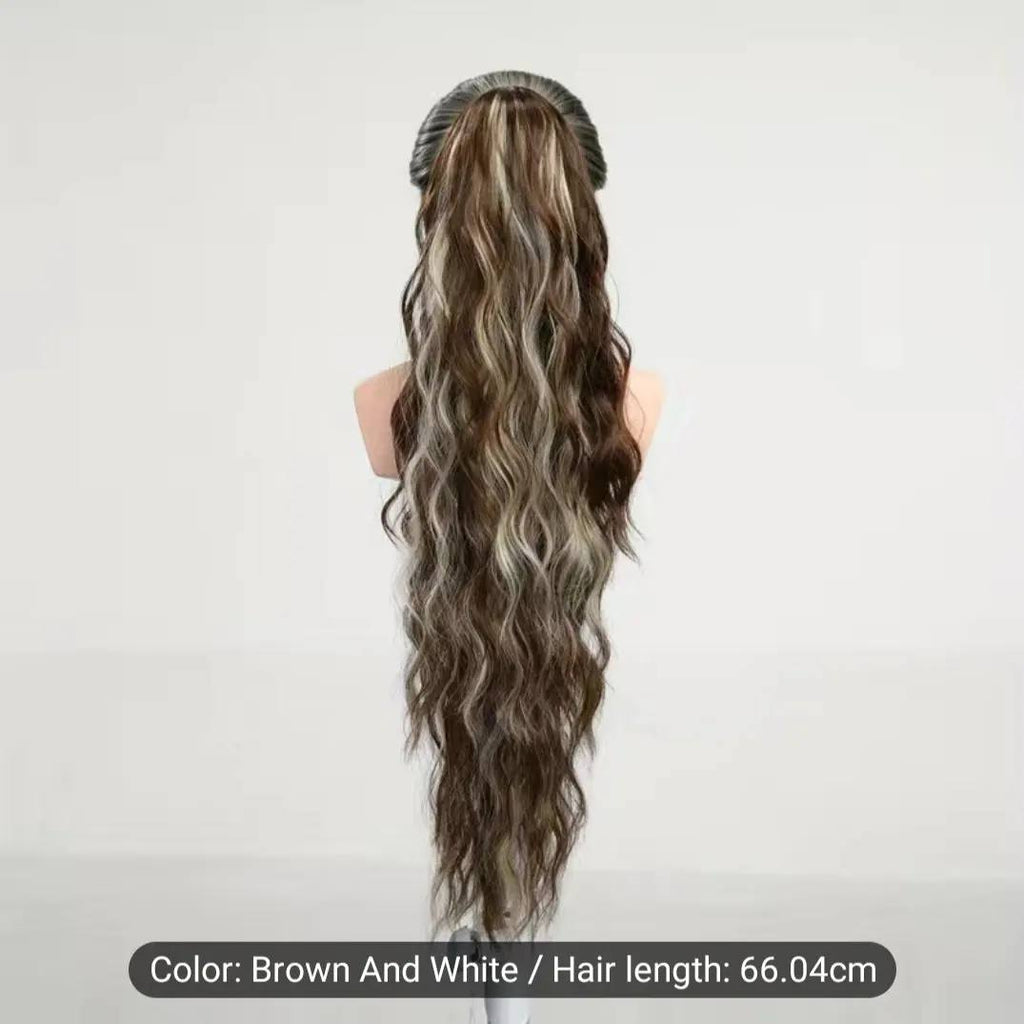 26-Inch Wrap-Around Curly Ponytail Hair Extension – image 10