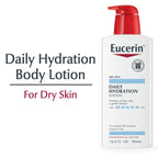 Eucerin Daily Hydration Body Lotion 500 ml pump bottle for dry skin