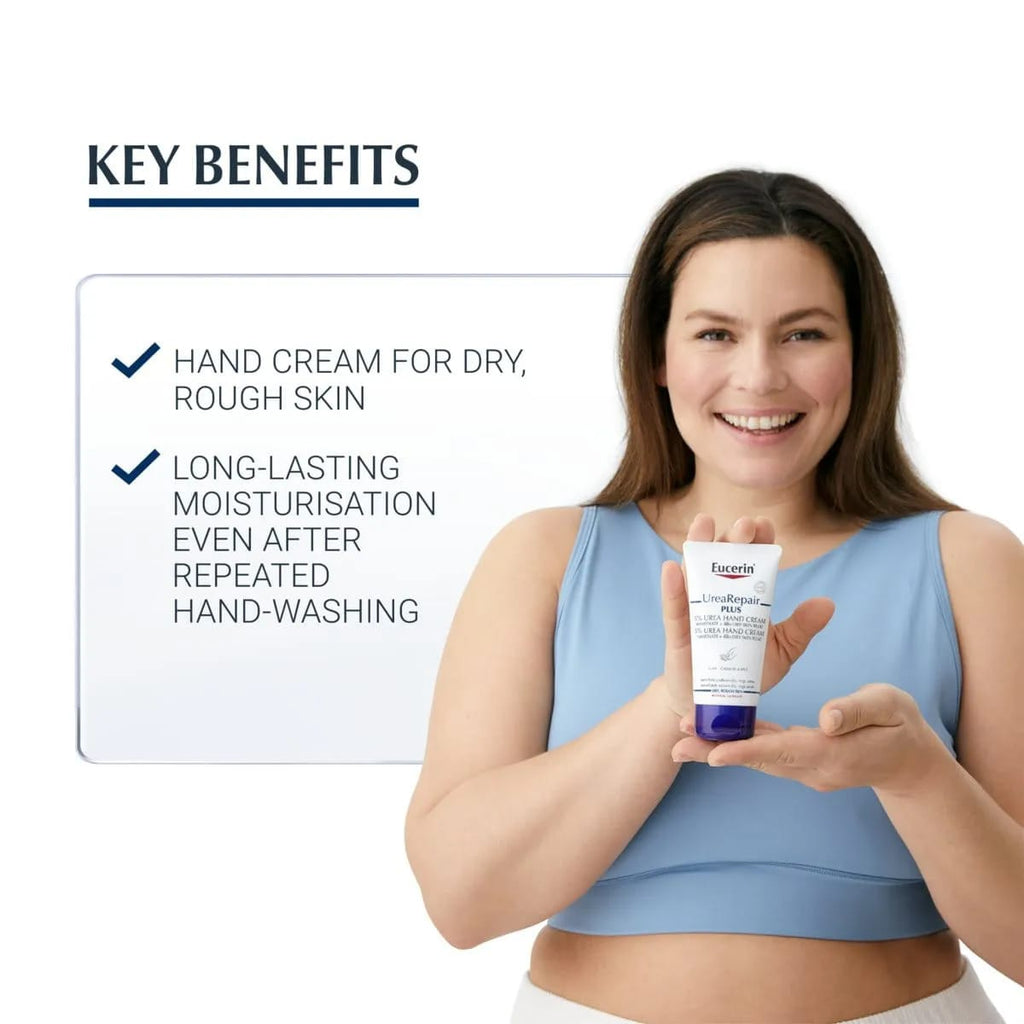 Eucerin UreaRepair Plus 5% Urea Hand Cream 75ml for dry, rough hands