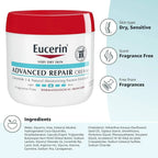Eucerin Advanced Repair Cream jar texture