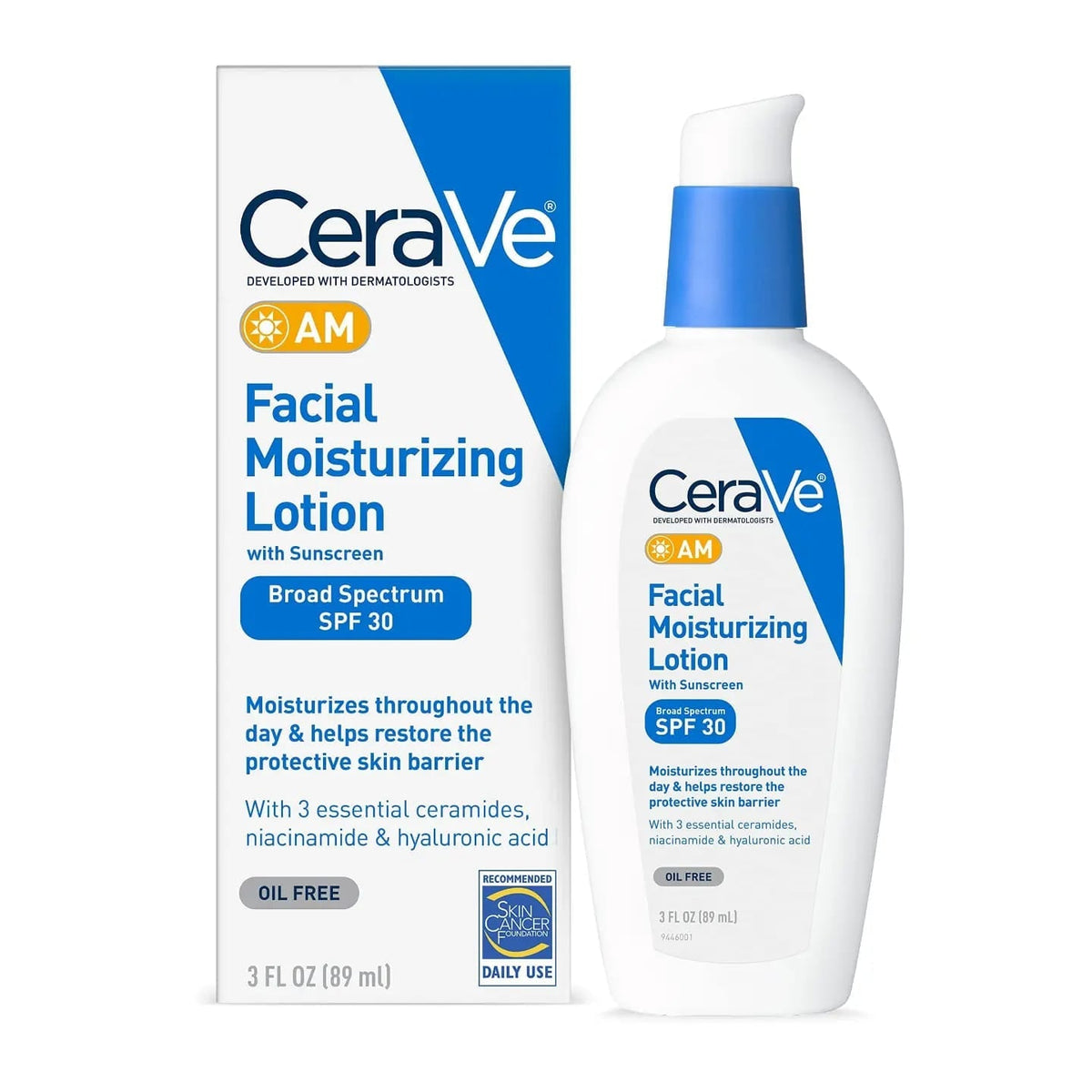 CeraVe AM Facial Moisturising Lotion SPF 30 bottle
