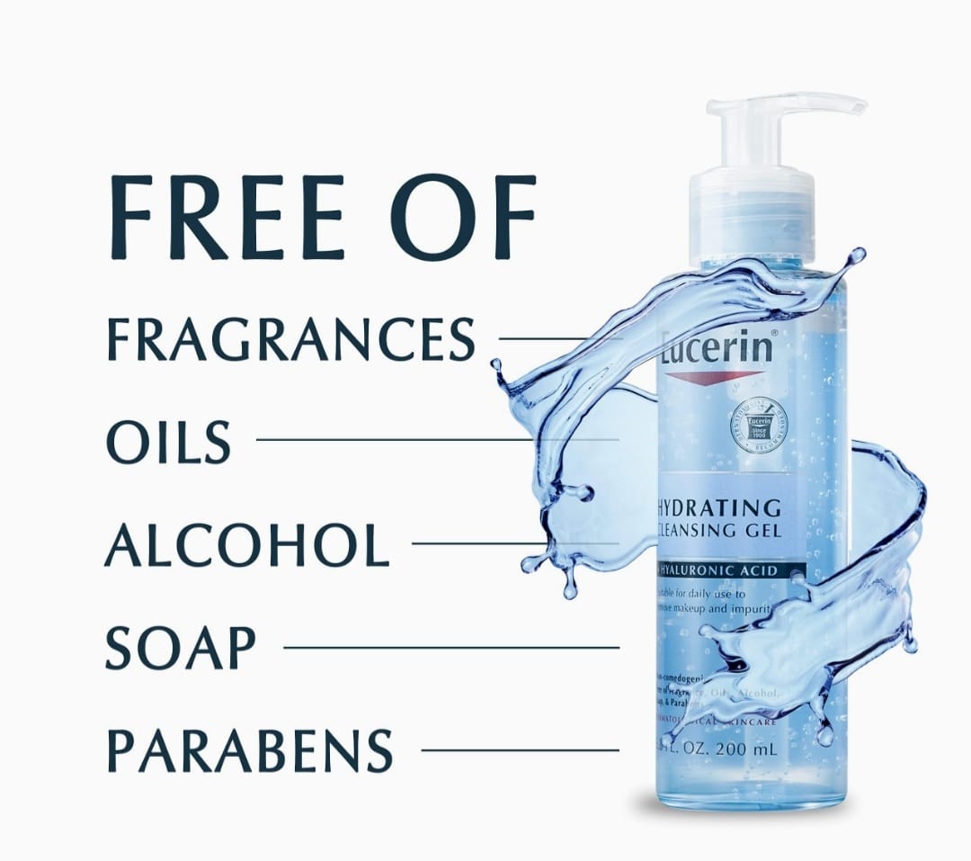 Eucerin DermatoClean Refreshing Cleansing Gel 200ml packaging