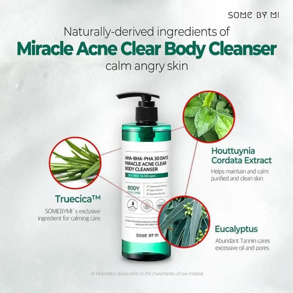 SOME BY MI AHA BHA PHA 30 Days Miracle Acne Clear Body Cleanser 400g – image 10
