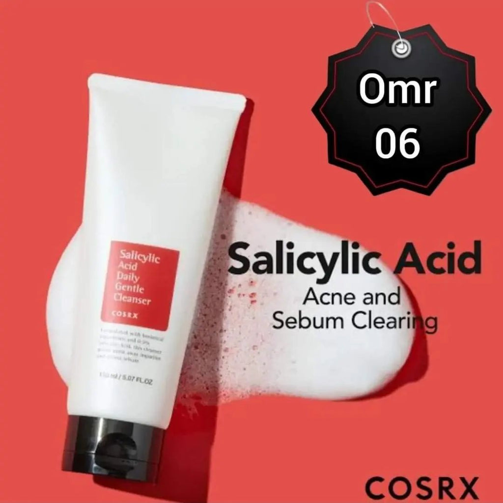 COSRX Salicylic Acid Daily Gentle Cleanser 150ml foam texture