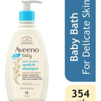 Aveeno Baby Sensitive Skin Bubble Bath 19.2 fl oz