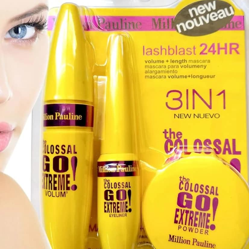 Collagen Extreme Length Mascara Eyeliner Powder Black