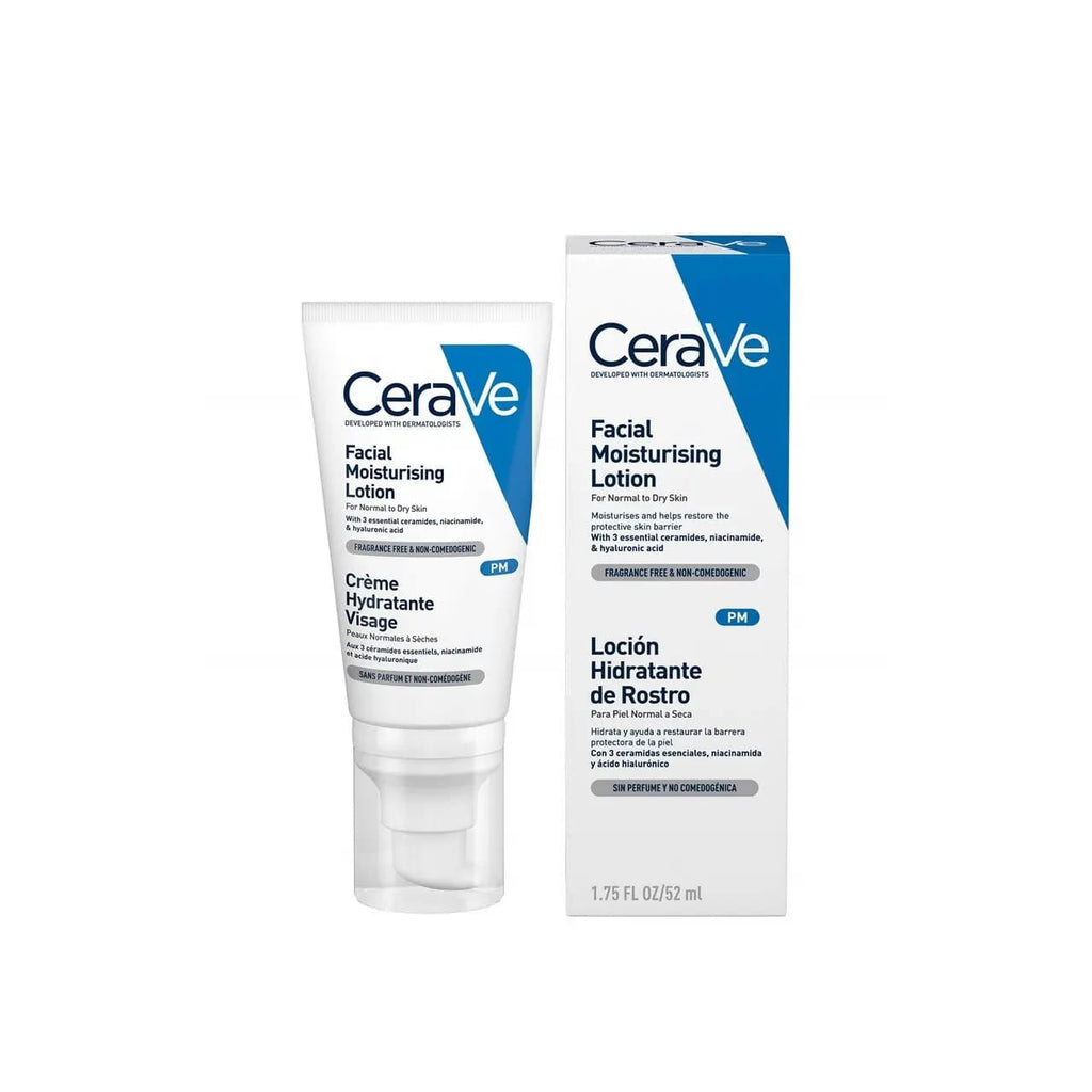 CeraVe PM Facial Moisturising Lotion 52ml texture