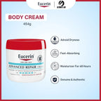 Eucerin Advanced Repair Cream 454g fragrance-free jar for very dry skin