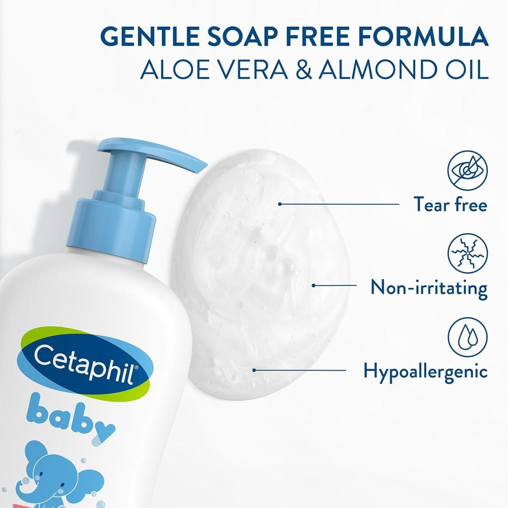 Cetaphil Baby Gentle Wash tear-free formula