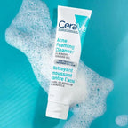 CeraVe Acne Foaming Cream Cleanser 4% benzoyl peroxide texture