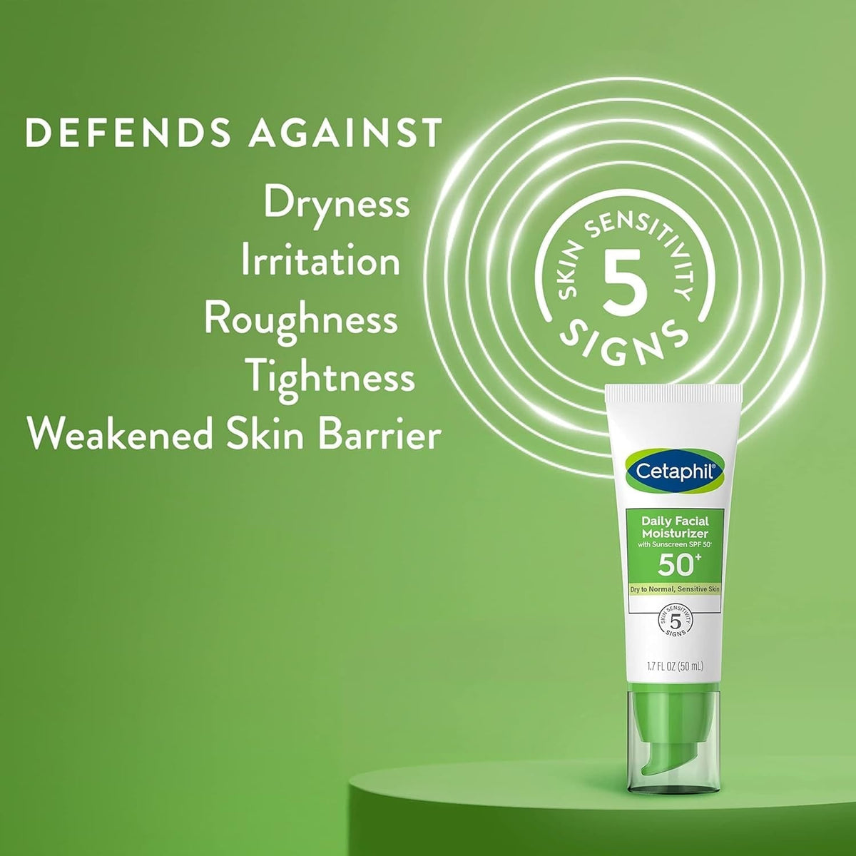 Cetaphil Daily Facial Moisturiser SPF 50 packaging