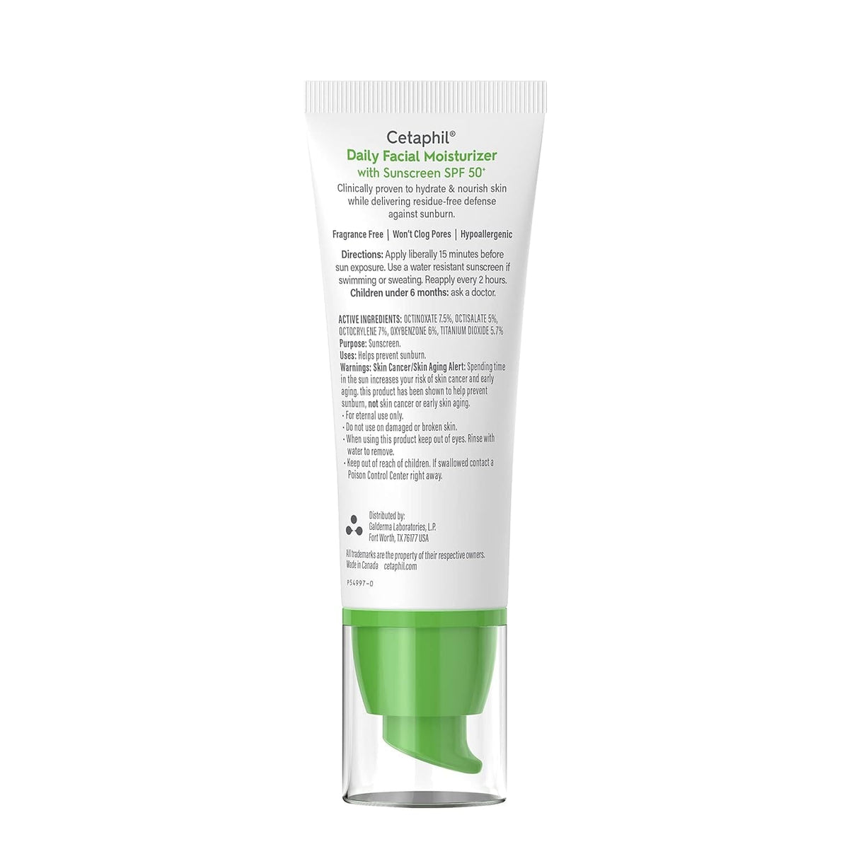 Cetaphil Daily Facial Moisturiser SPF 50 for sensitive skin