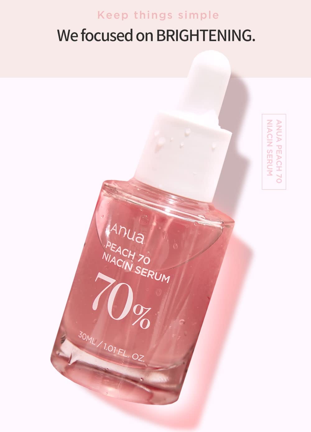 Anua Peach 70% Niacinamide Serum texture