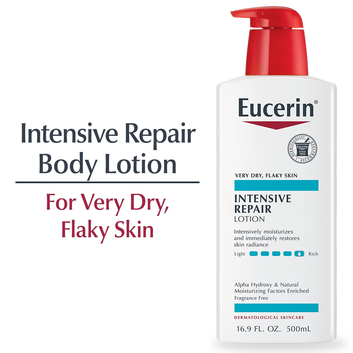 Eucerin Intensive Repair Lotion 500ml pump