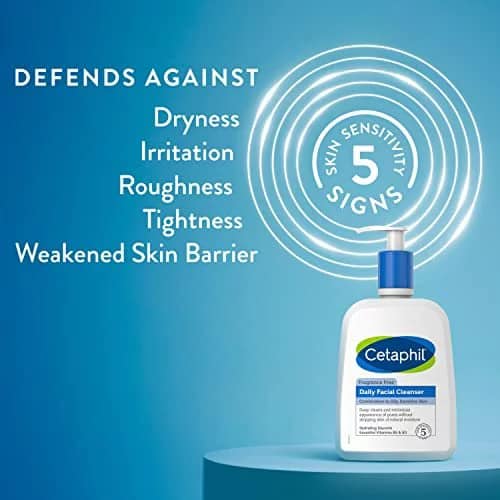 Cetaphil Daily Facial Cleanser for oily sensitive skin