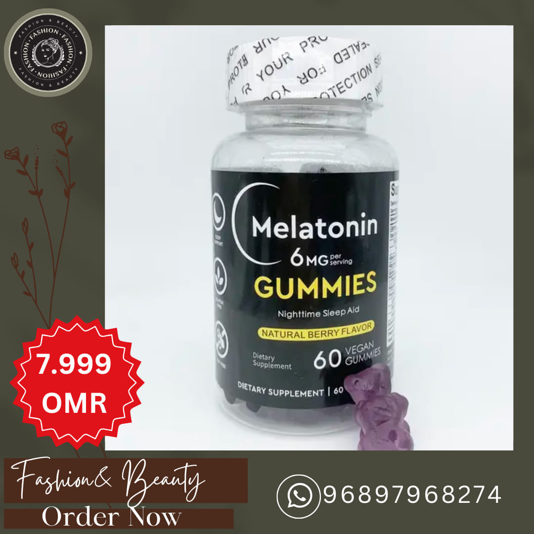 Carlyle Melatonin Gummies 6mg – 60 Berry Gummies, Vegan & Drug-Free