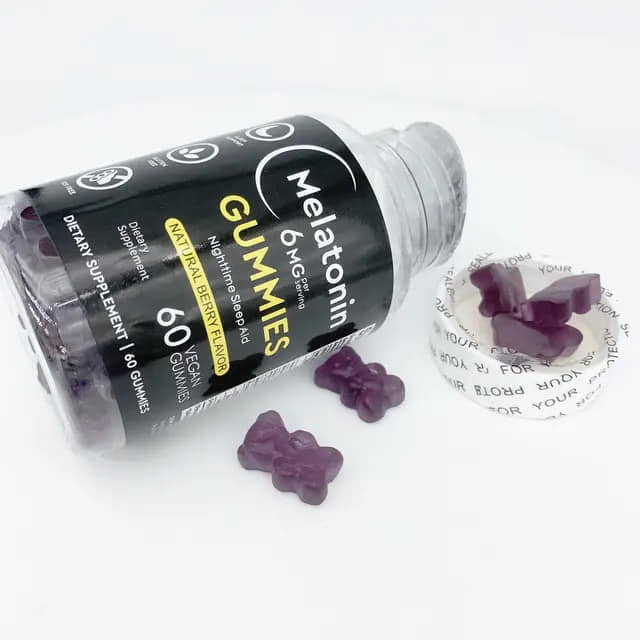Carlyle Melatonin Gummies 6mg – 60 Berry Gummies, Vegan & Drug-Free