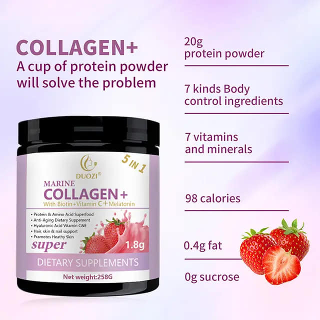 Super Marine Collagen Powder with Biotin, Vitamin C & Melatonin – image 9