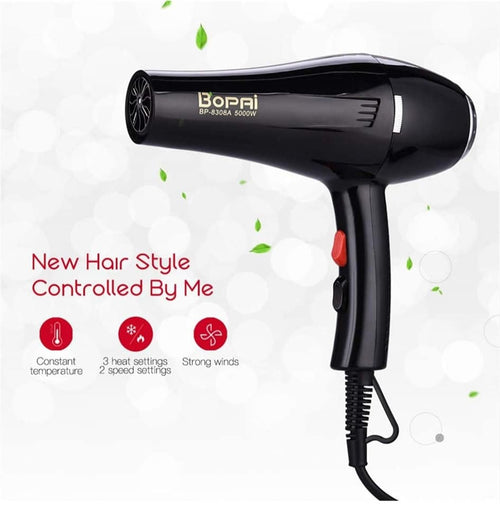 BOPAI Professional Hair Dryer 1500W Black
