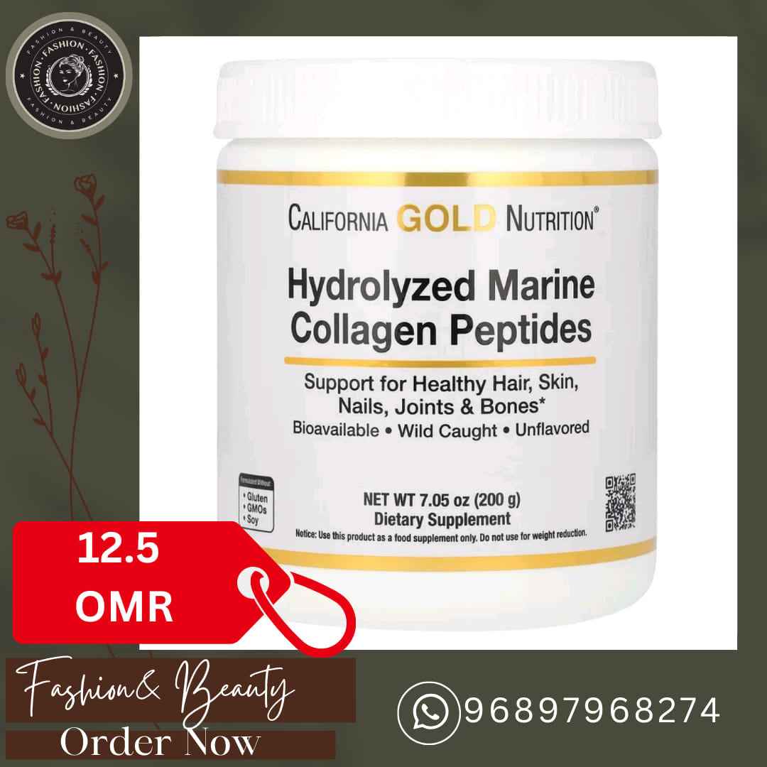 California Gold Marine Collagen Peptides – Unflavoured Collagen for Hair, Skin & Nails (500g)