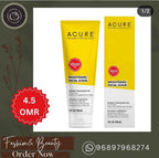 Acure Brightening Facial Scrub – Sea Kelp & Green Clay Exfoliator for Dull Skin
