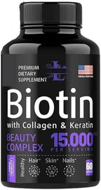 Biotin with Collagen & Keratin Beauty Complex
