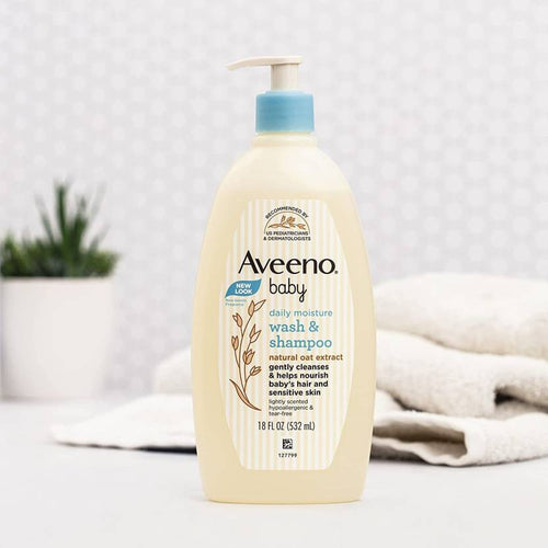 Aveeno Baby Wash & Shampoo 532ml
