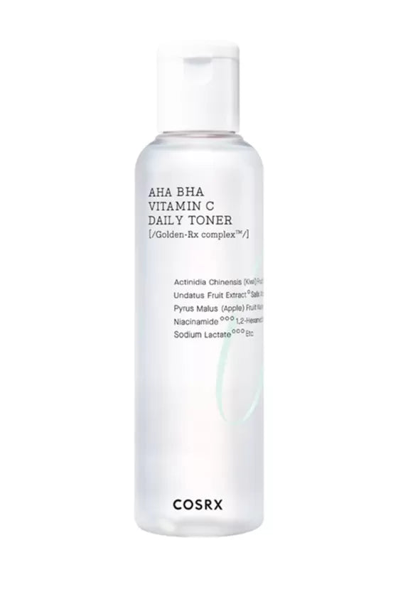 COSRX AHA/BHA Clarifying Treatment Toner willow bark and apple water ingredients