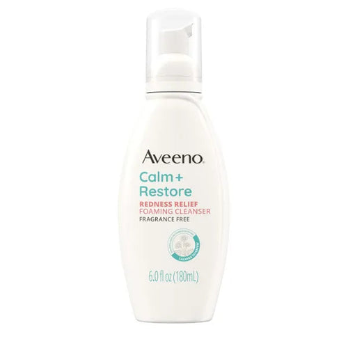 Aveeno Calm + Restore Redness Relief Foaming Cleanser