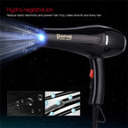 BOPAI Professional Hair Dryer 1500W – 2 Speeds & 3 Heat Settings (Black)