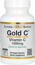 California Gold Nutrition Gold C Vitamin C 1000mg 60 Capsules