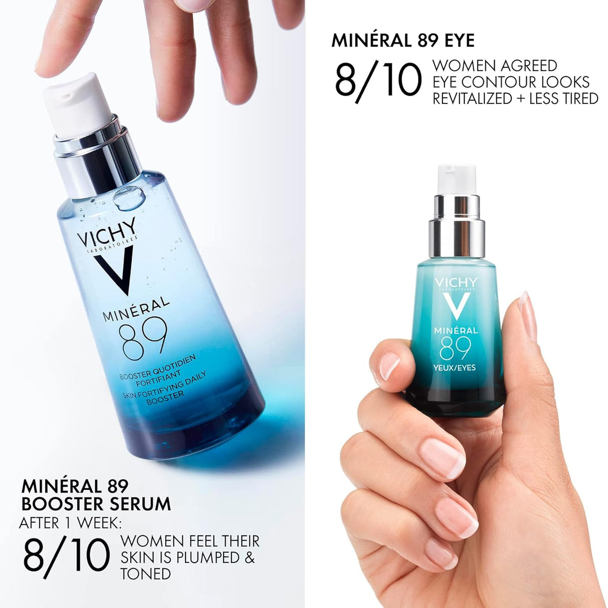 Vichy Minéral 89 daily hydrating face serum bottle