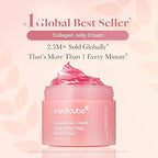 Medicube Collagen Jelly Cream pink jelly texture