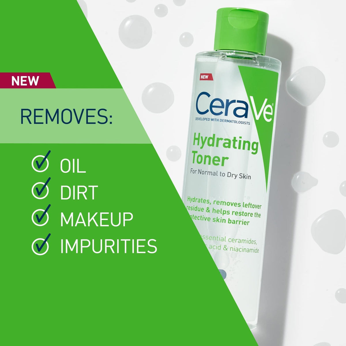 CeraVe Hydrating Toner alcohol-free bottle