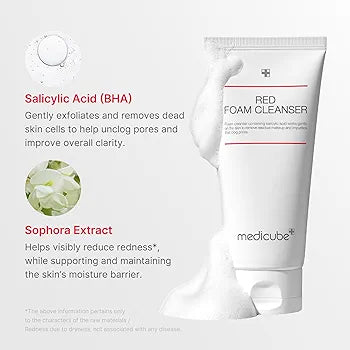 Medicube Red Foam Cleanser packaging