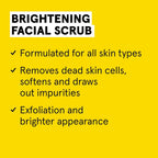Acure Brightening Facial Scrub – Sea Kelp & Green Clay Exfoliator for Dull Skin